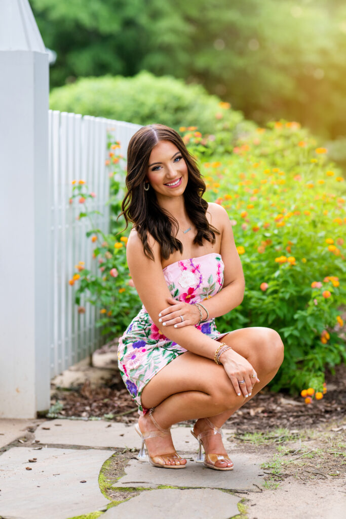 High School senior portrait at Gorgas Museum, Tuscaloosa